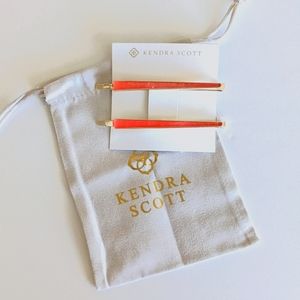 Kendra Scott Pink Mother-of-Pearl Brooklyn Hair Clip Set